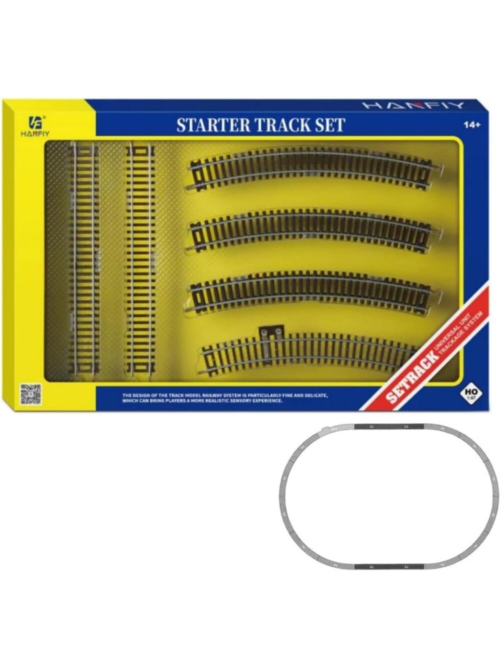 Optimized Title for Poshmark: "HO Scale Model Train Track Set - Nickel-Silver